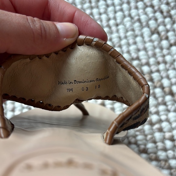 Jack Rogers Cheetah Slide Sandals - Picture 3 of 4